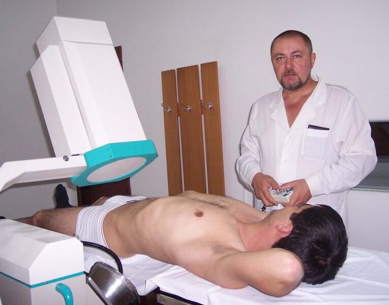 Physiotherapy for alleviating the symptoms of prostatitis in men